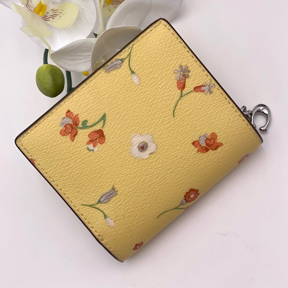 Coach Yellow Floral Wallet - Picture 5 of 11